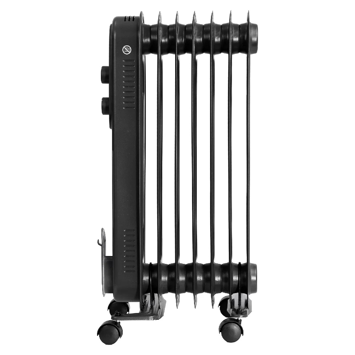Russell Hobbs RHOFR7004B 1.5kW 7-fin Oil Filled Radiator in Matt Black
