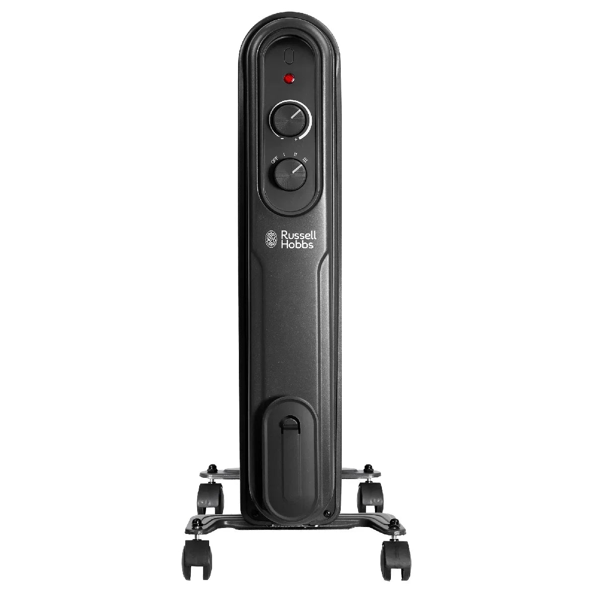 Russell Hobbs RHOFR7004B 1.5kW 7-fin Oil Filled Radiator in Matt Black