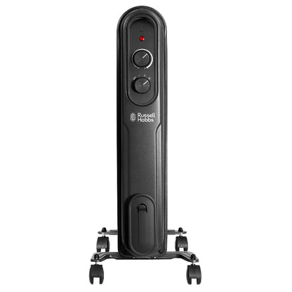Russell Hobbs RHOFR9004B 2kW 9-fin Oil Filled Radiator in Matt Black