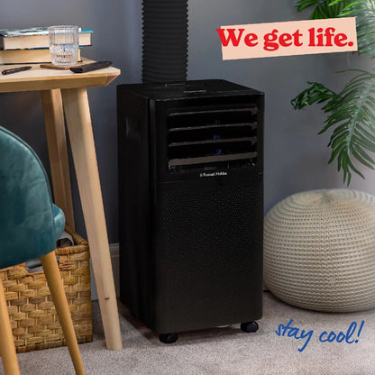 Russell Hobbs RHPAC3001B Portable Air Conditioner, Dehumidifier & Air Cooler in Black