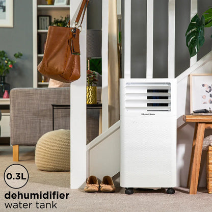Russell Hobbs RHPAC3001 Portable Air Conditioner, Dehumidifier & Air Cooler in White