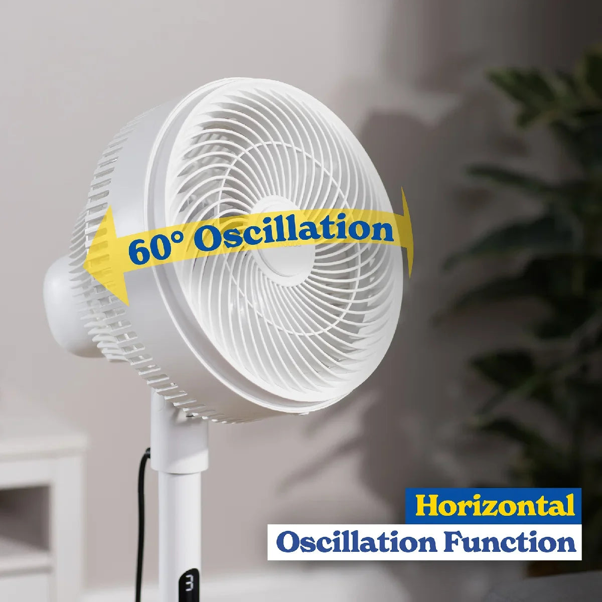 Russell Hobbs® RHPCF825 8” Pedestal Circulator Fan in White