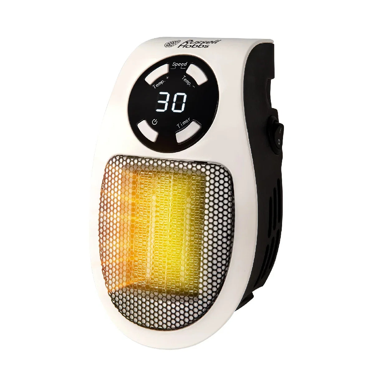 Russell Hobbs RHPH2001 500W Ceramic Plug-in Heater, White
