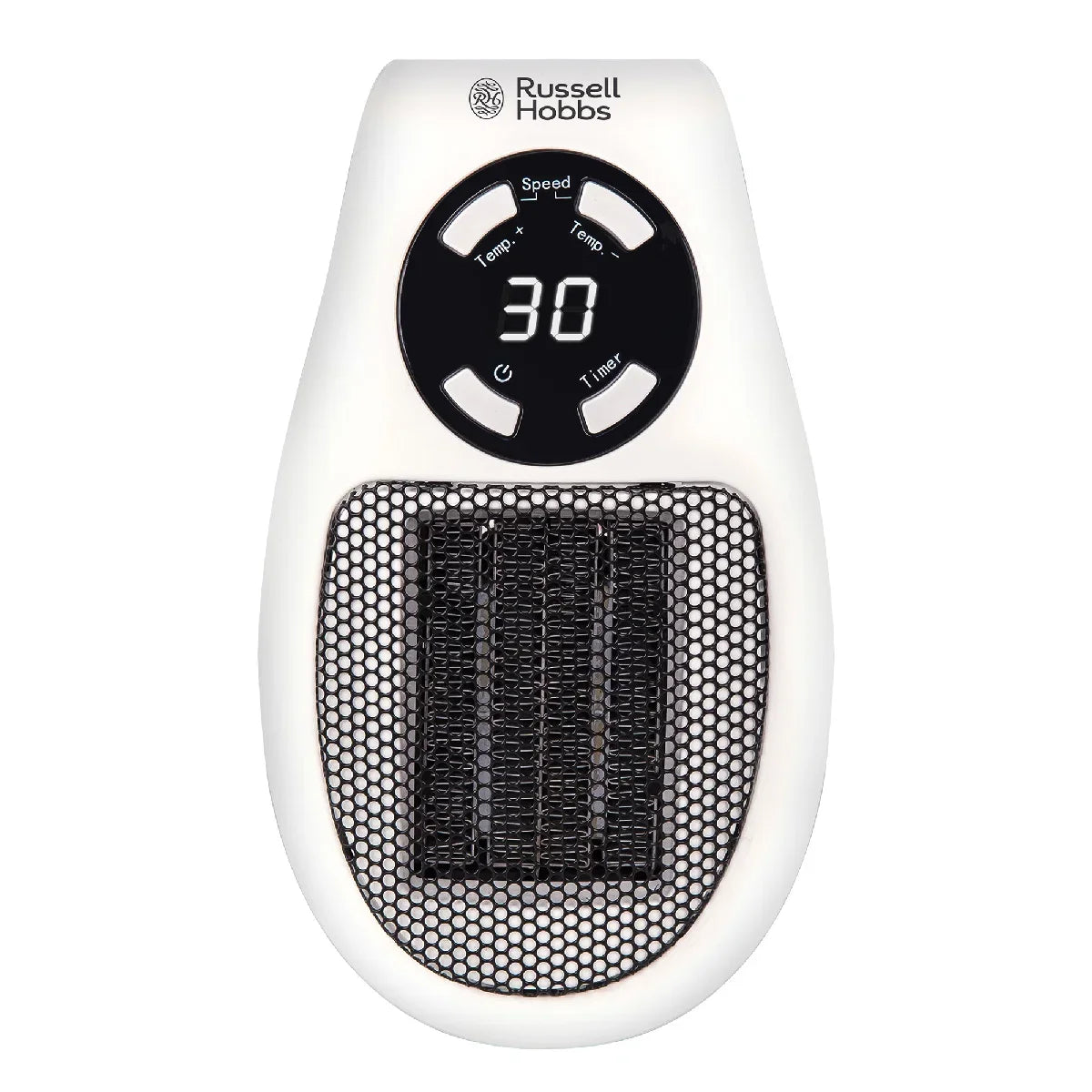 Russell Hobbs RHPH2001 500W Ceramic Plug-in Heater, White