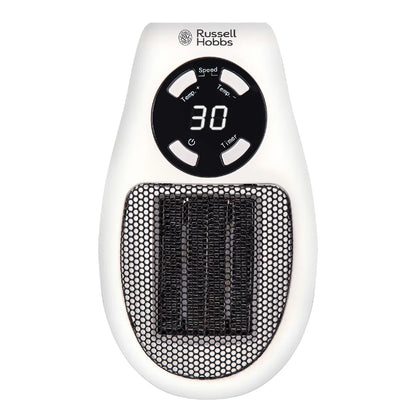 Russell Hobbs RHPH2001 500W Ceramic Plug-in Heater, White