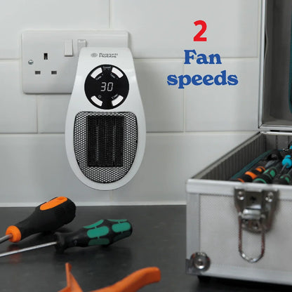 Russell Hobbs RHPH2001 500W Ceramic Plug-in Heater, White