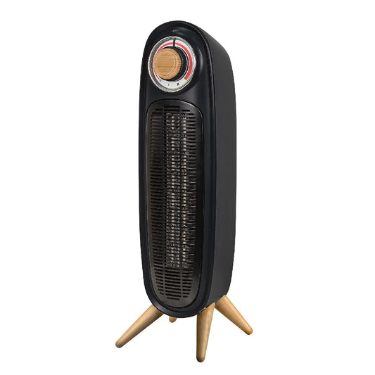 Russell Hobbs RHRETFH1002WDB Retro Tower Heater in Black & Wood