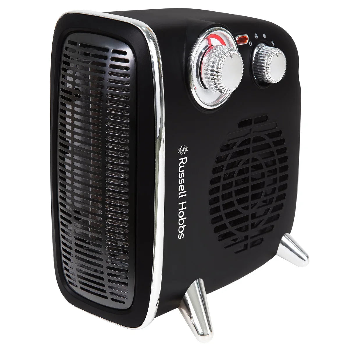 Russell Hobbs RHRETHFH1001B Vertical/Horizontal Retro Fan Heater in Black