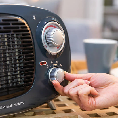 Russell Hobbs RHRETPTC2001G  Retro Ceramic Heater in Grey