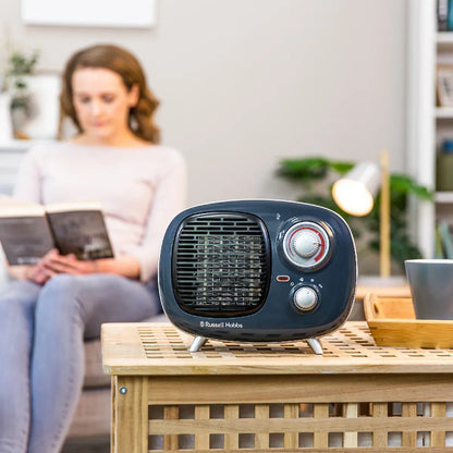 Russell Hobbs RHRETPTC2001G  Retro Ceramic Heater in Grey
