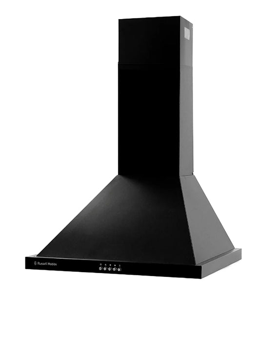 Russell Hobbs RHSCH601B-M 60cm Wide Black Chimney Cooker Hood
