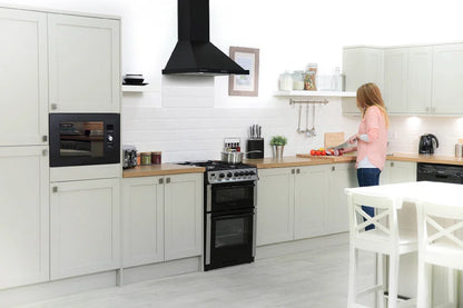 Russell Hobbs RHSCH601B-M 60cm Wide Black Chimney Cooker Hood
