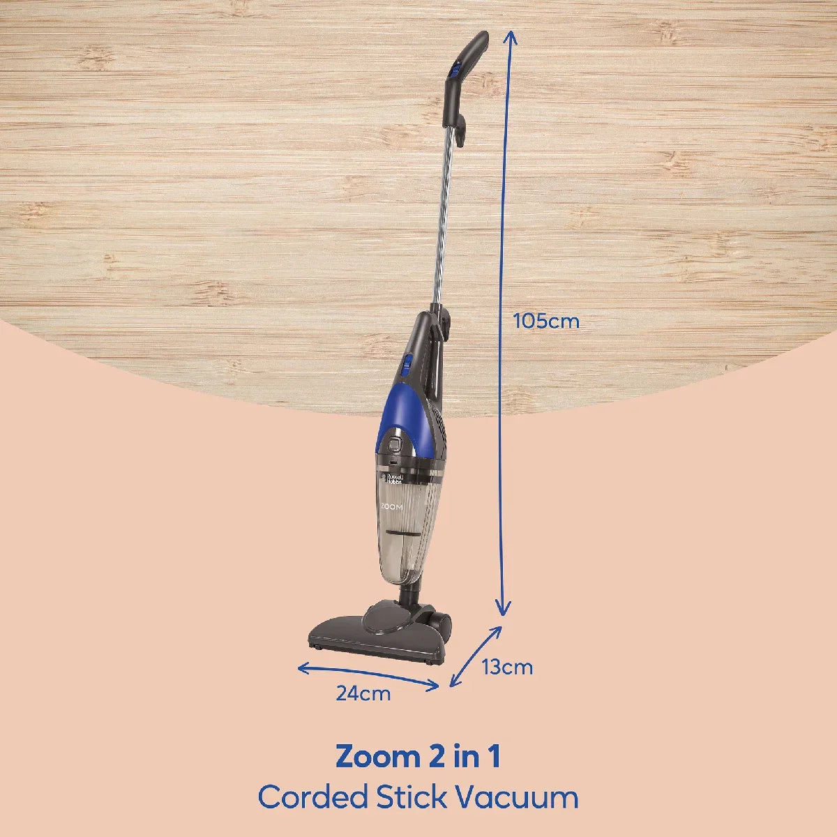Russell Hobbs RHSV1001 Zoom 2-in-1 Stick Vacuum