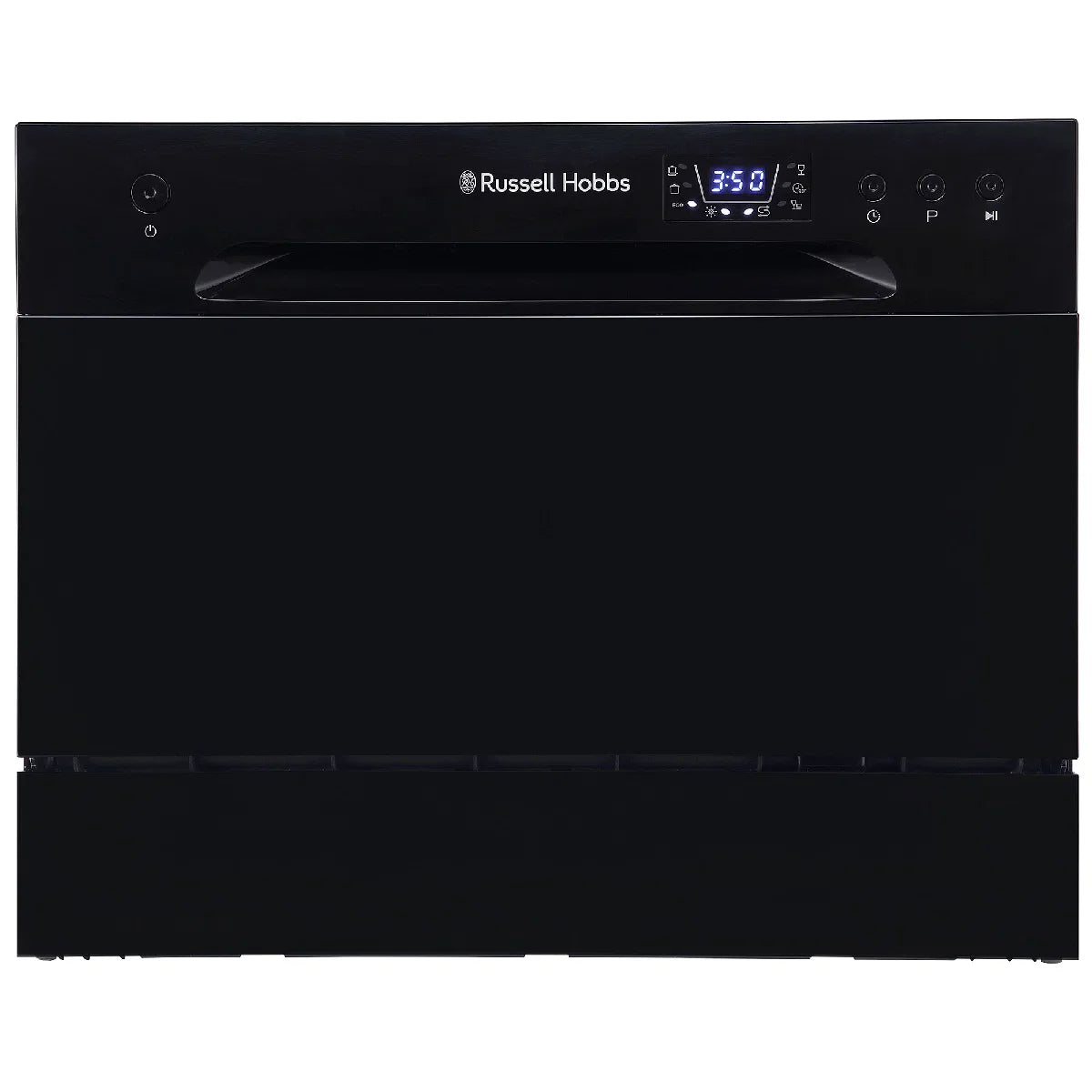 Russell Hobbs® RHTTDW6B, 6 Place Setting Table Top Dishwasher in Black