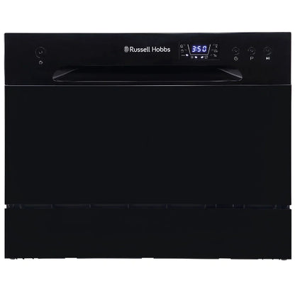 Russell Hobbs® RHTTDW6B, 6 Place Setting Table Top Dishwasher in Black