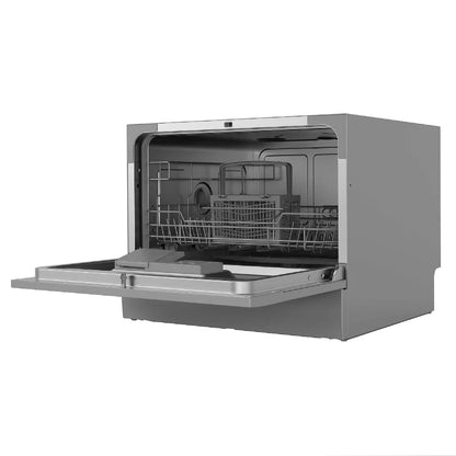 Russell Hobbs® RHTTDW6S, 6 Place Setting Table Top Dishwasher in Silver