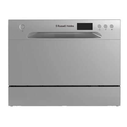 Russell Hobbs® RHTTDW6S, 6 Place Setting Table Top Dishwasher in Silver