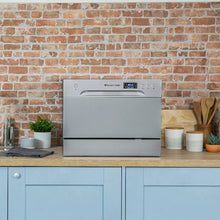 Russell Hobbs® RHTTDW6S, 6 Place Setting Table Top Dishwasher in Silver