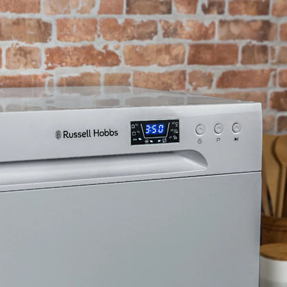 Russell Hobbs® RHTTDW6S, 6 Place Setting Table Top Dishwasher in Silver
