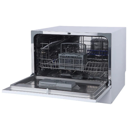 Russell Hobbs® RHTTDW6W, 6 Place Setting Table Top Dishwasher in White