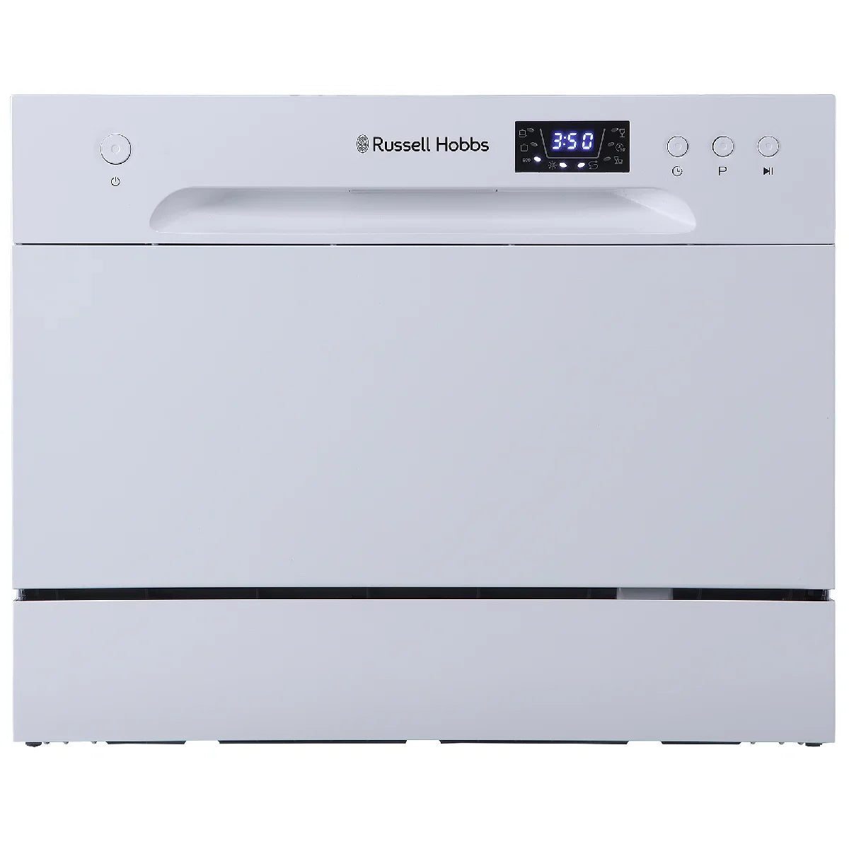 Russell Hobbs® RHTTDW6W, 6 Place Setting Table Top Dishwasher in White