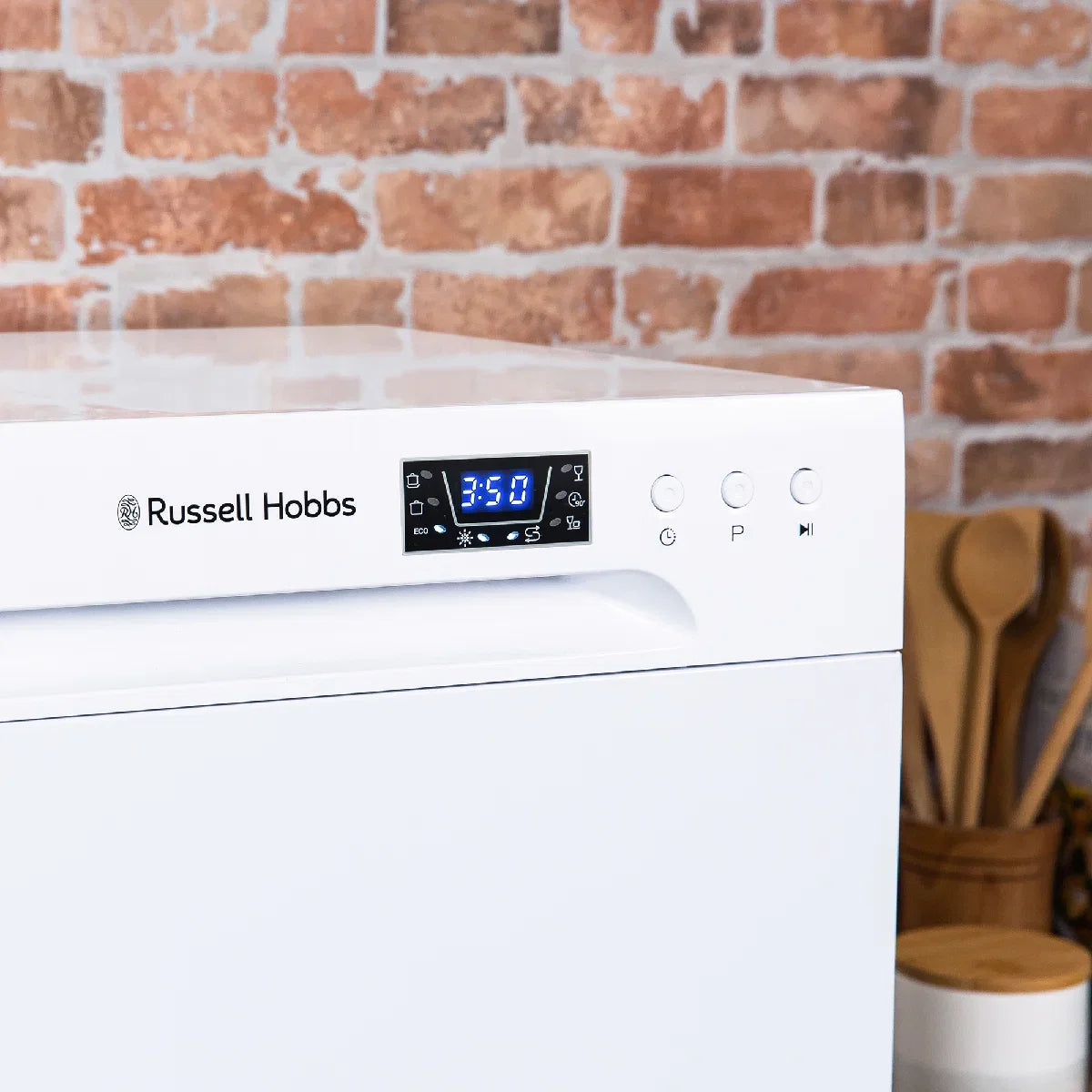 Russell Hobbs® RHTTDW6W, 6 Place Setting Table Top Dishwasher in White