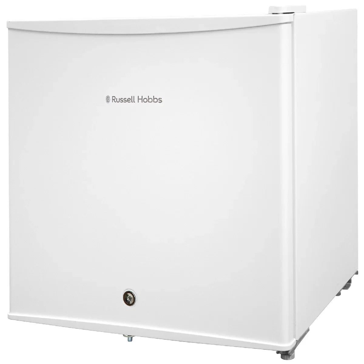 Russell Hobbs White, 43L Table Top Fridge with Lock & Key, RHTTF0E1W-LCK
