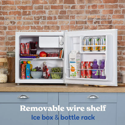 Russell Hobbs RHTTF0E1W 43L Table Top Fridge, White