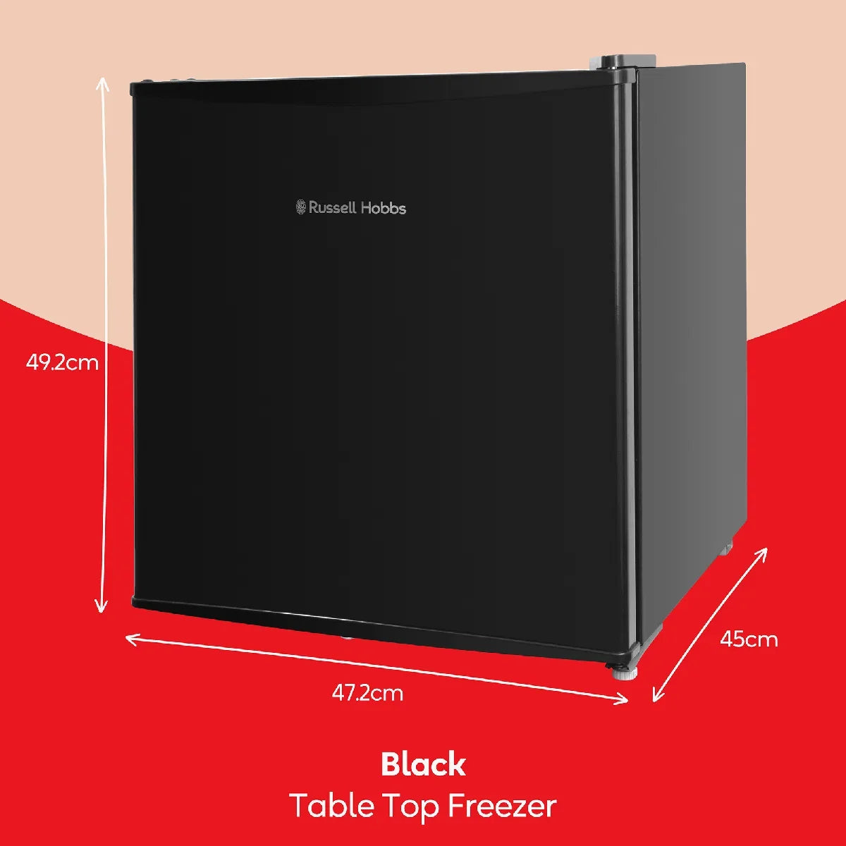 Russell Hobbs RHTTFZ0E1B 31L Table Top Freezer in Black