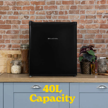 Russell Hobbs RHTTLF2E1B 40L, Larder Fridge, Black