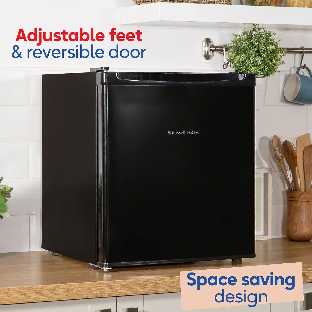 Russell Hobbs RHTTLF2E1B 40L, Larder Fridge, Black