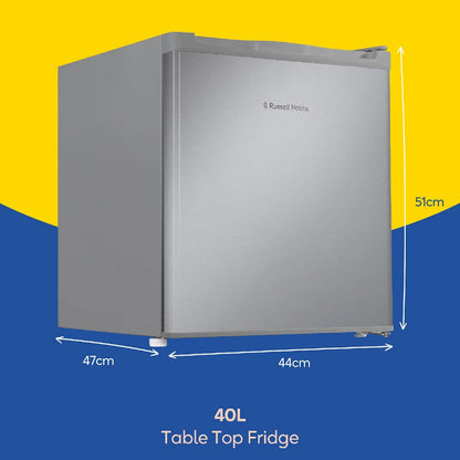 Russell Hobbs RHTTLF2E1SS 40L, Larder Fridge, Stainless Steel