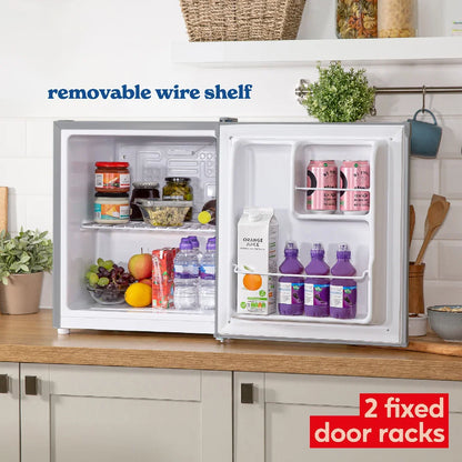 Russell Hobbs RHTTLF2E1SS 40L, Larder Fridge, Stainless Steel