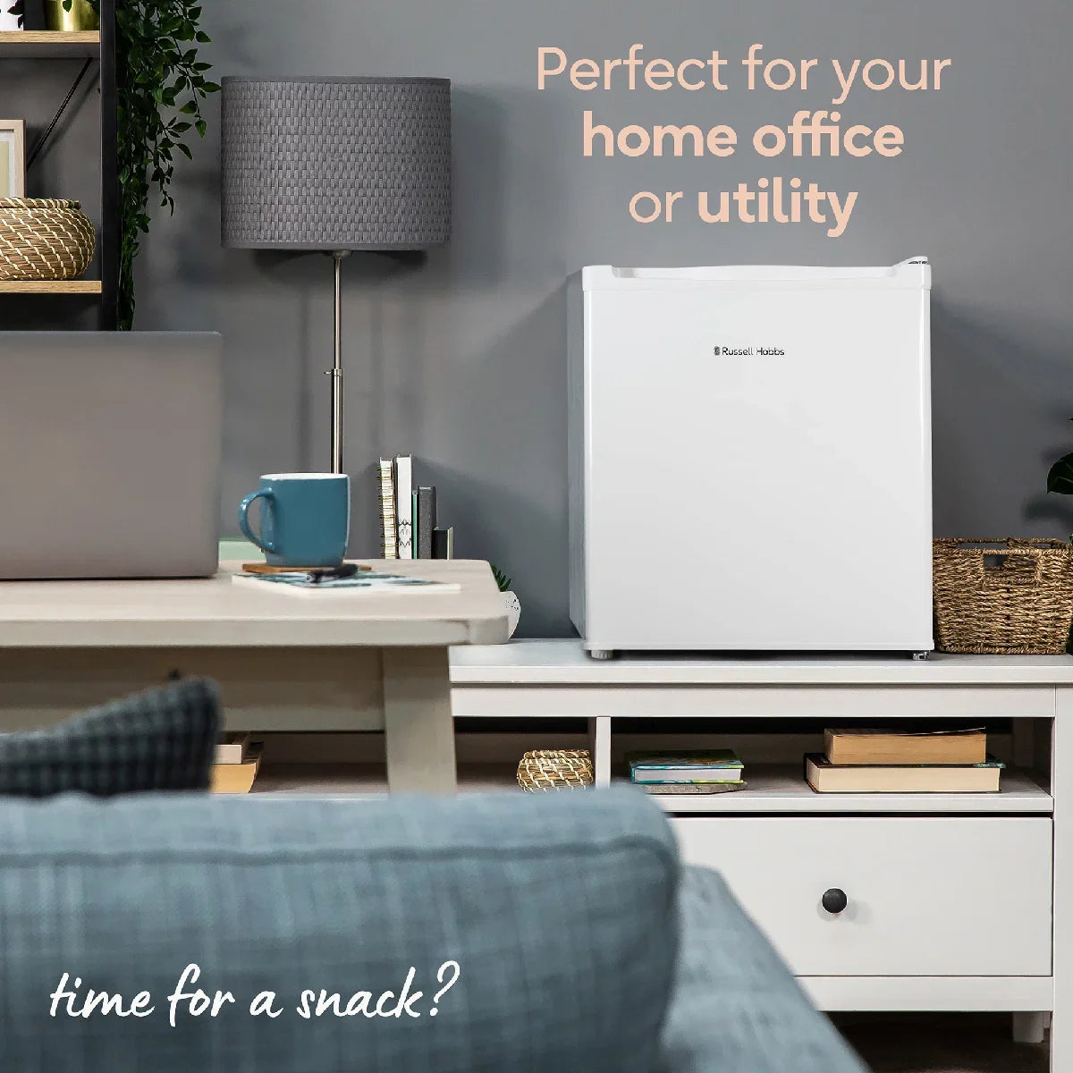 Russell Hobbs RHTTLF2E1W, 40L, Larder Fridge,  White