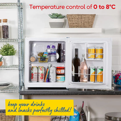 Russell Hobbs RHTTLF2E1W, 40L, Larder Fridge,  White