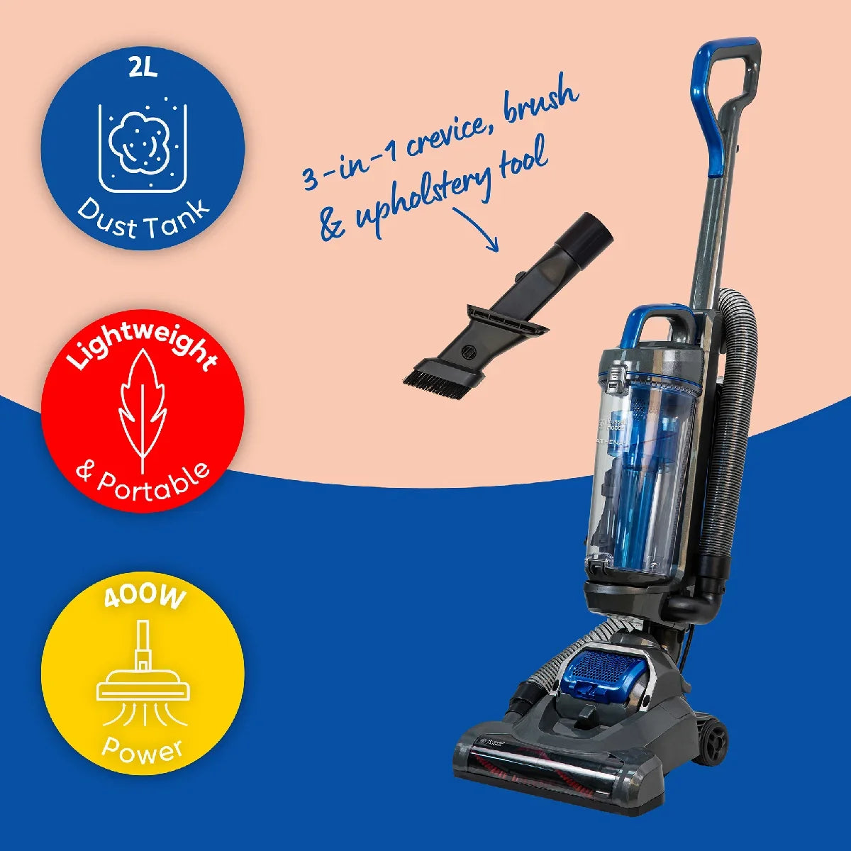 Russell Hobbs® RHUV5101 Athena2 Upright Vacuum