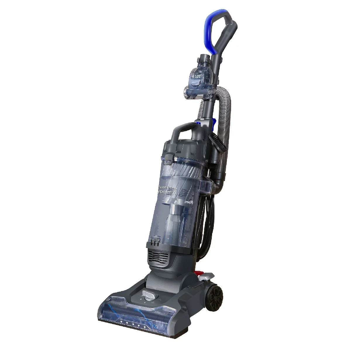 Upright vacuum cleaner on a white background