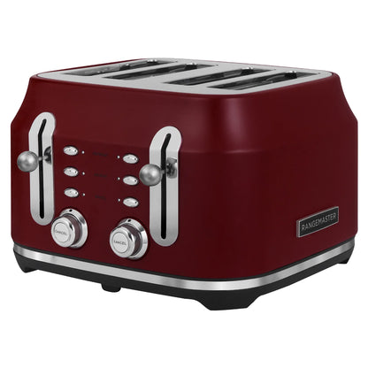 Rangemaster RMCL4S304BU Classic Toaster in Bordeaux