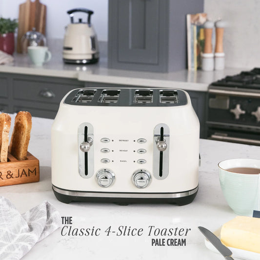 Rangemaster RMCL4S304CM Classic Toaster in Pale Cream