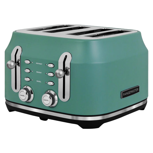 Rangemaster RMCL4S304MG Classic Toaster in Mineral Green