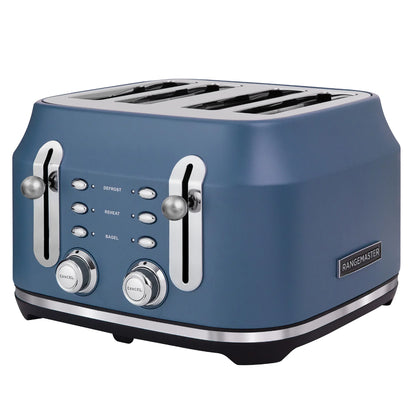 Rangemaster RMCL4S304SB Classic Toaster in Stone Blue