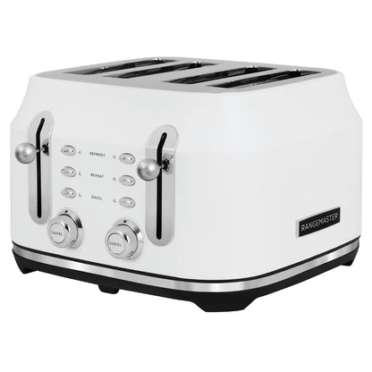 Rangemaster RMCL4S304WH Classic Toaster in Matt White