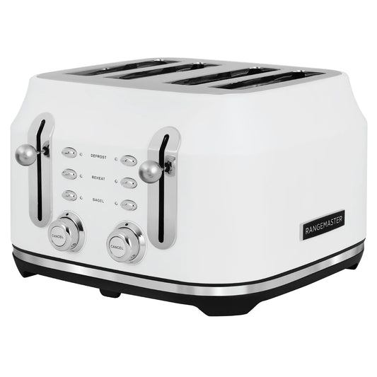 Rangemaster RMCL4S304WH Classic Toaster in Matt White
