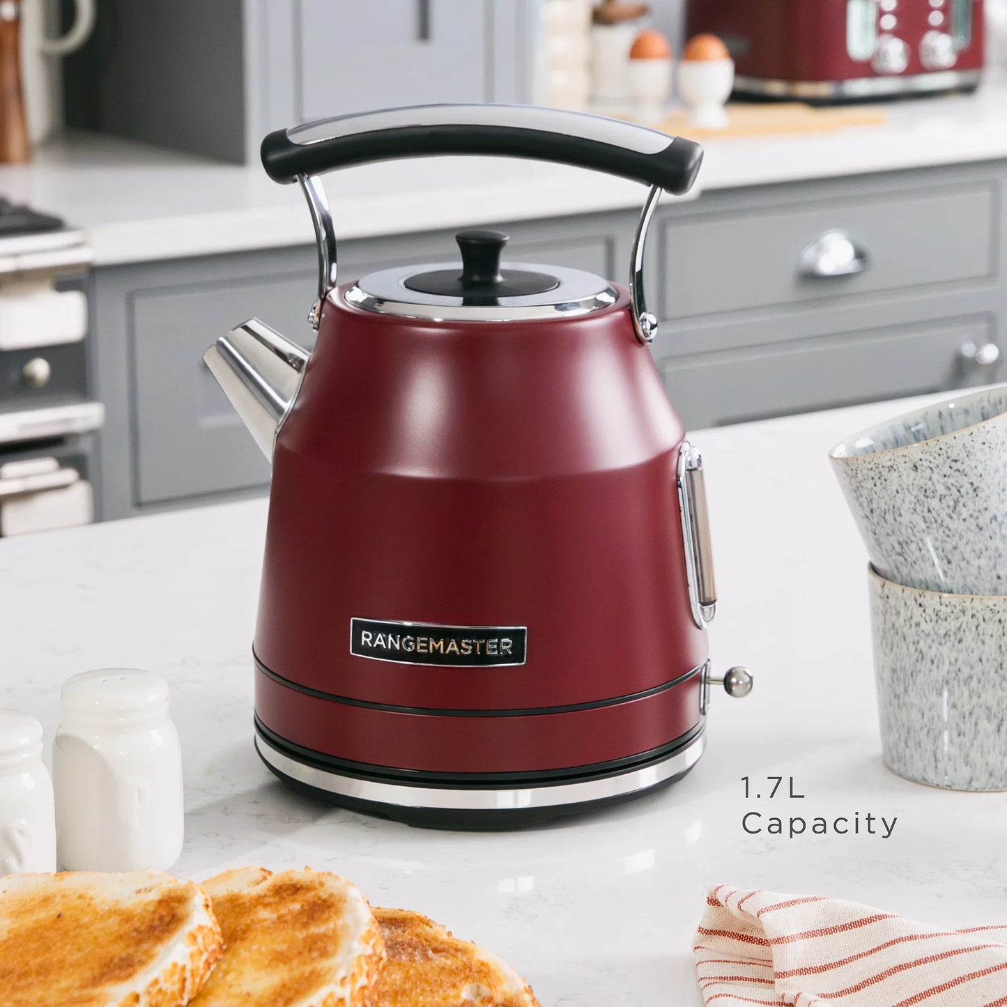 Rangemaster RMCLDK301BU Classic Kettle in Bordeaux