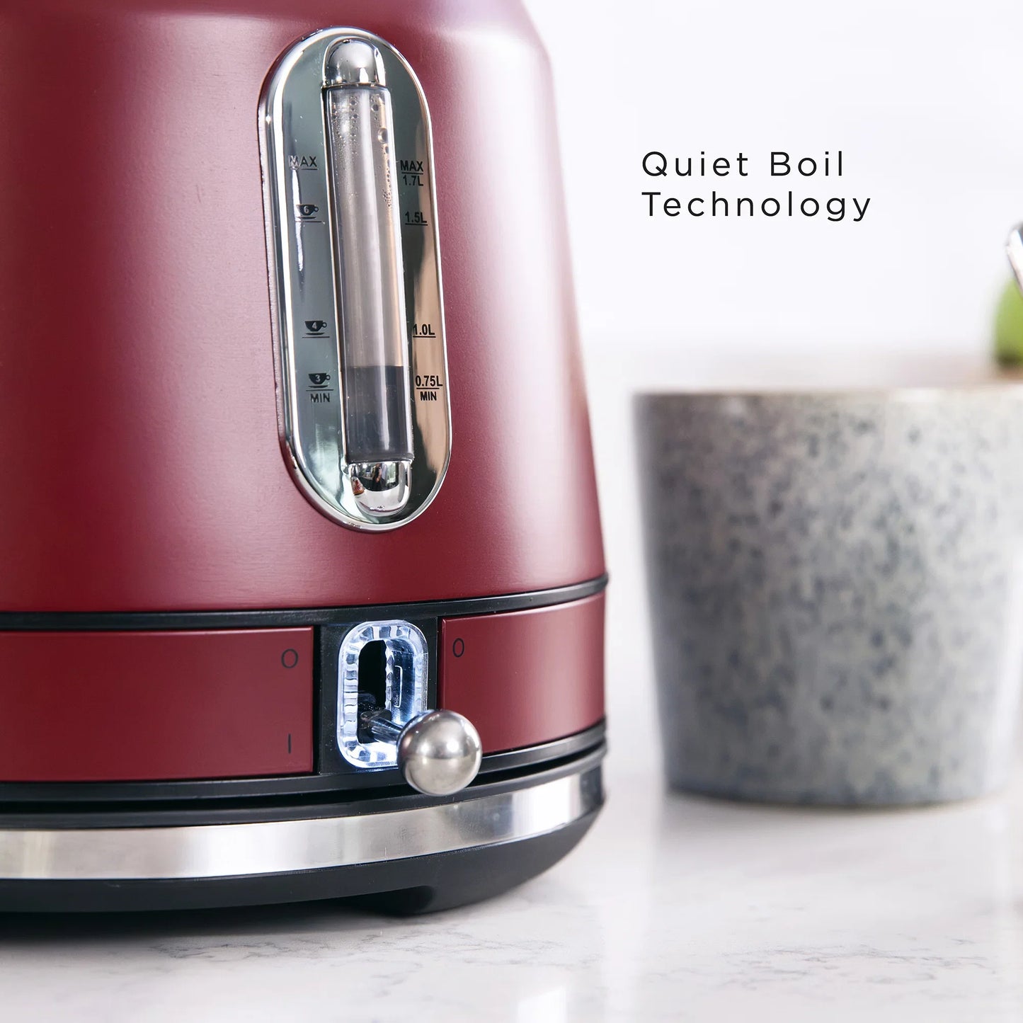 Rangemaster RMCLDK301BU Classic Kettle in Bordeaux