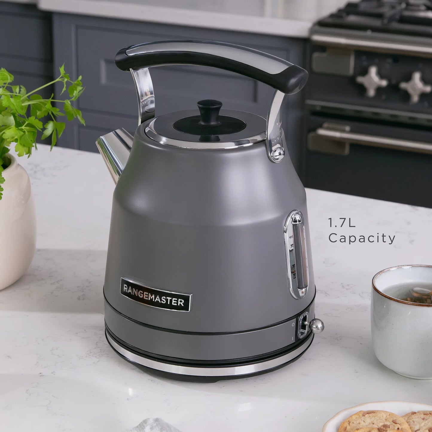 Rangemaster RMCLDK301GY Classic Kettle in Matt Grey