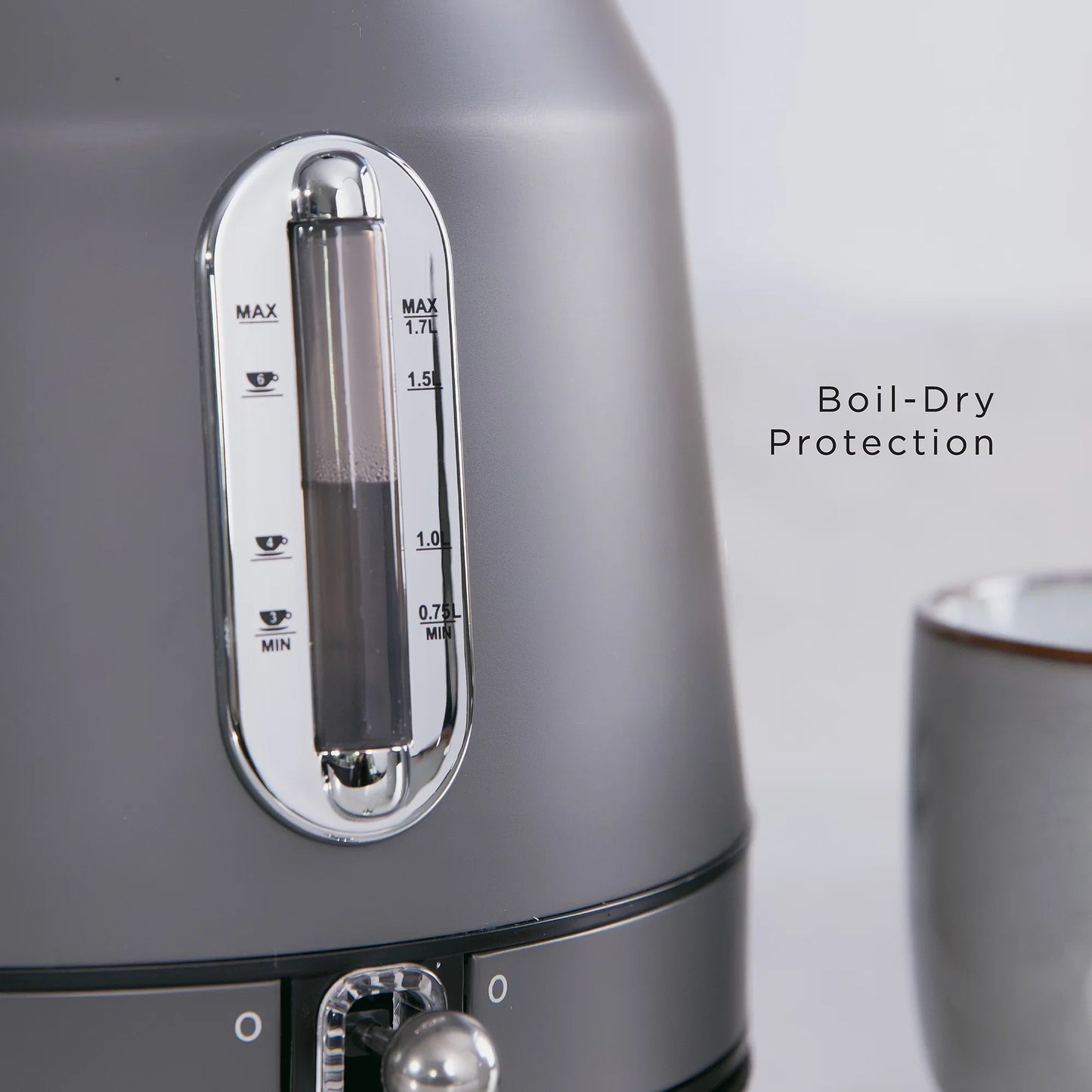 Rangemaster RMCLDK301GY Classic Kettle in Matt Grey