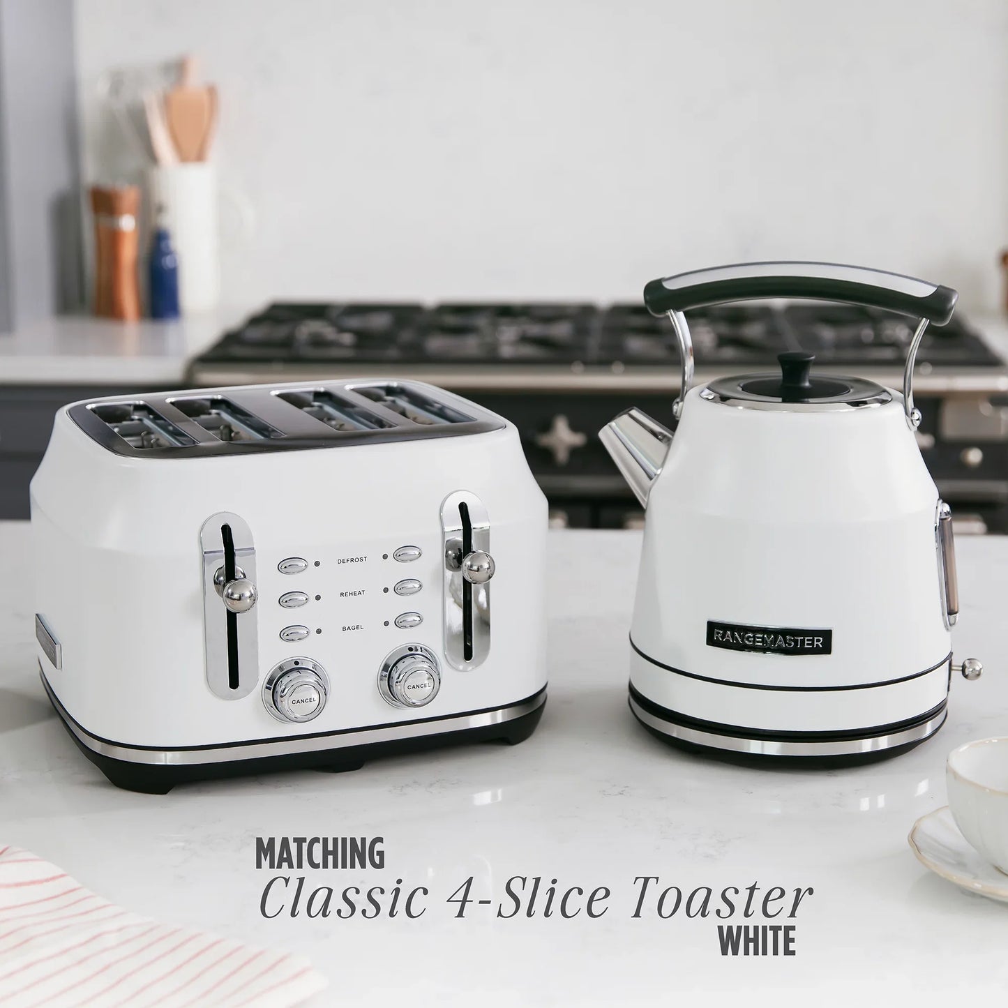 Rangemaster RMCLDK301WH Classic Kettle in Matt White