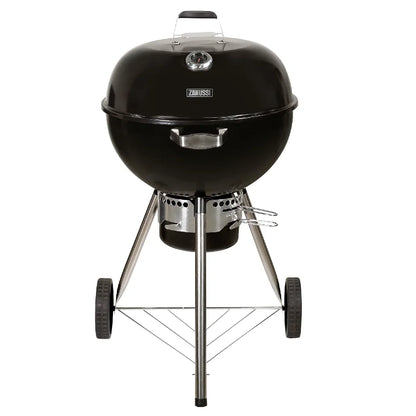 Zanussi ZCKTBBQ22-C Premium Kettle Charcoal BBQ with Cover in Black