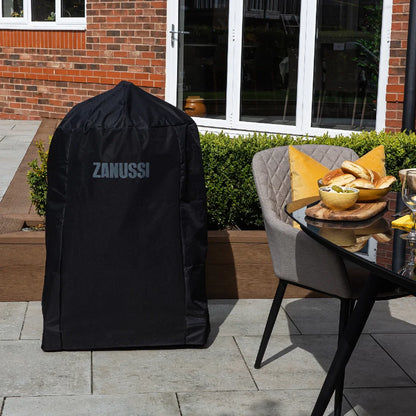 Zanussi ZCKTBBQ22-C Premium Kettle Charcoal BBQ with Cover in Black